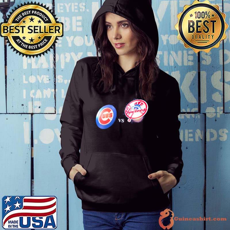 Chicago Cubs vs New York Yankees Symbol Football shirt, hoodie, sweater,  long sleeve and tank top