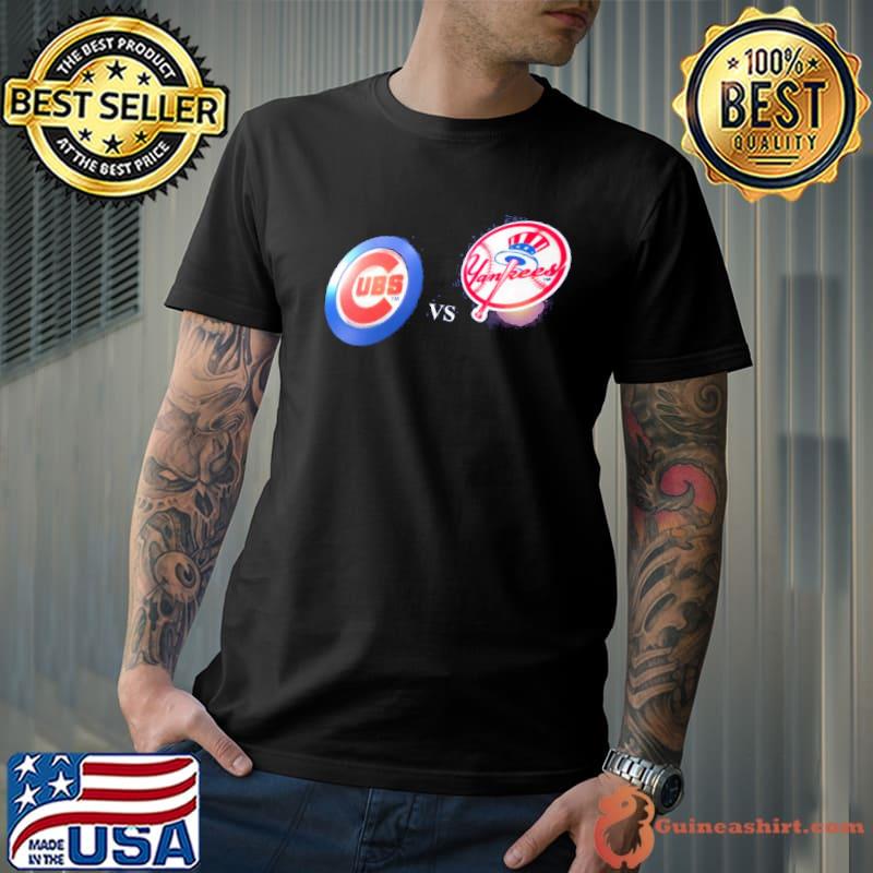 Chicago Cubs vs New York Yankees Symbol Football shirt - Guineashirt  Premium ™ LLC