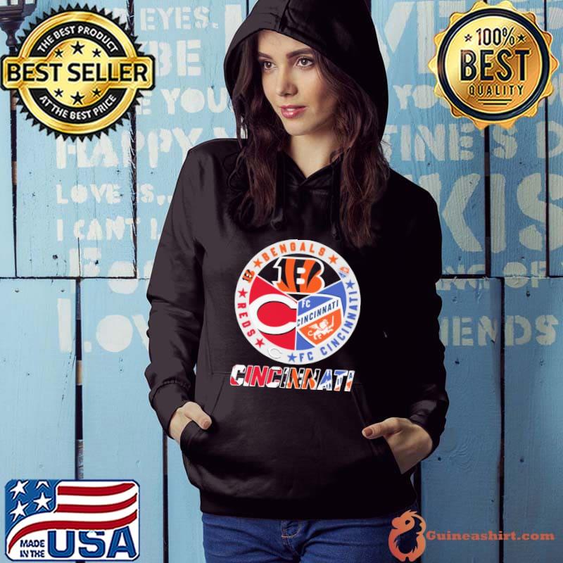 Cincinnati Reds Cincinnati Bengals Fc Cincinnati logo shirt, hoodie,  sweater, long sleeve and tank top