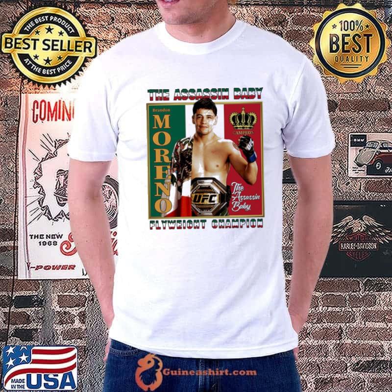 Cotton Short Sleeve Brandon Moreno Championship Shirt