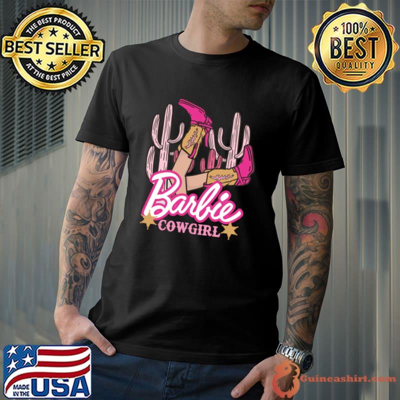Cowboy Barbie Bachelorette Party Cactus T-Shirt