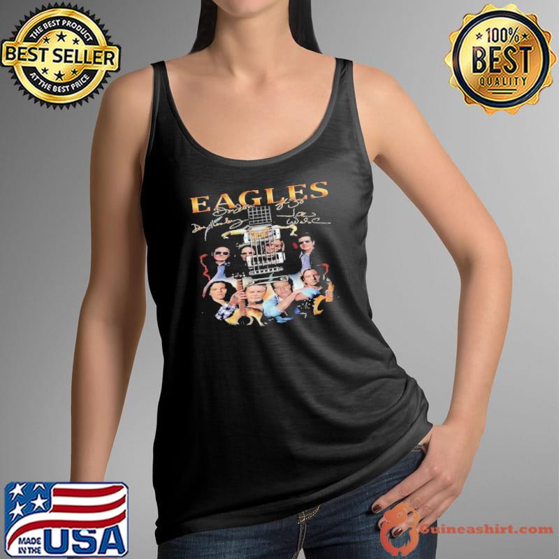 Eagles Band Signature Person Music T-Shirt - Guineashirt Premium ™ LLC