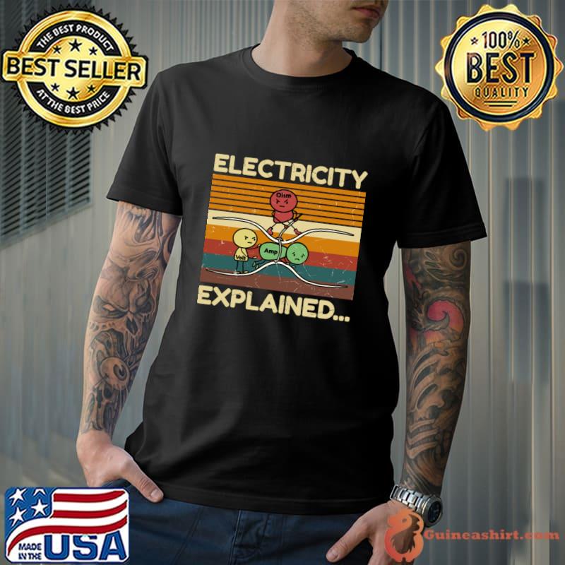 Electricity Explained Vintage Style AL T-Shirt