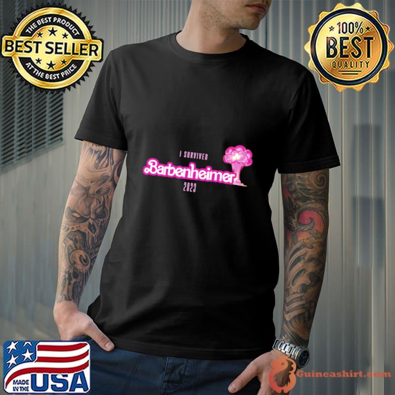 Funny barbie oppenheimer 2023 i survived barbenheimer T-Shirt