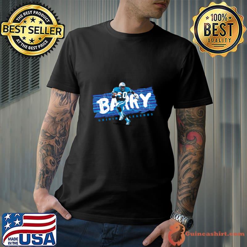 Funny barry Sanders Gridire Legends Football Player T-Shirt