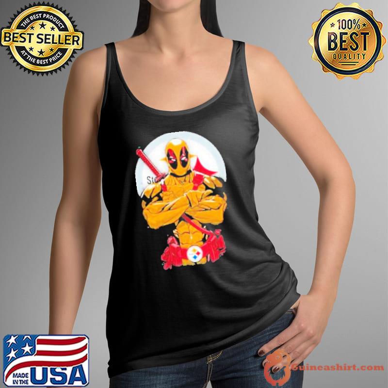 Giants Deadpool Pitt Steelers Football s Tank Top