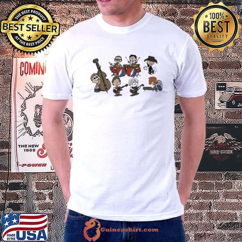Grateful Dead Band Members Cartoon shirt
