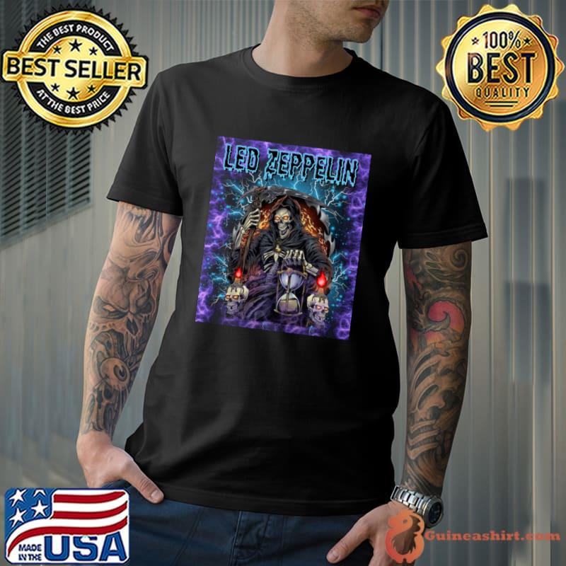Grim reapers Led Zeppelin English rock band T-Shirt Unisex