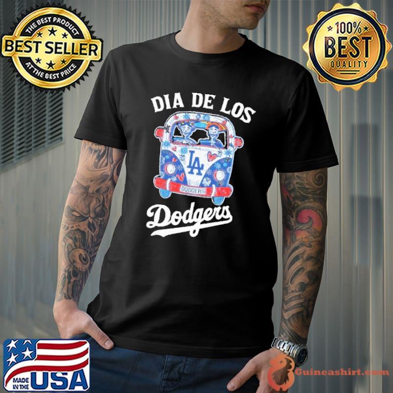 Hippie Car Dia De Los Los Angeles Dodgers Shirt, hoodie, sweater, long  sleeve and tank top