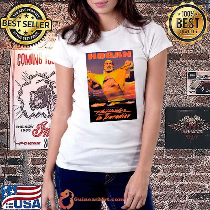 Hogan Days of Thunder in Paradise Poster T-Shirt Ladiestee