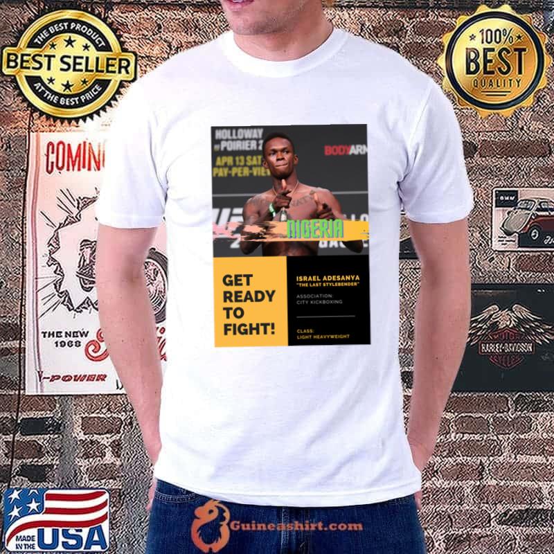 Israel Adesanya The Last Stylebender Ufc City Kickboxing Light Heavyweight T-Shirt