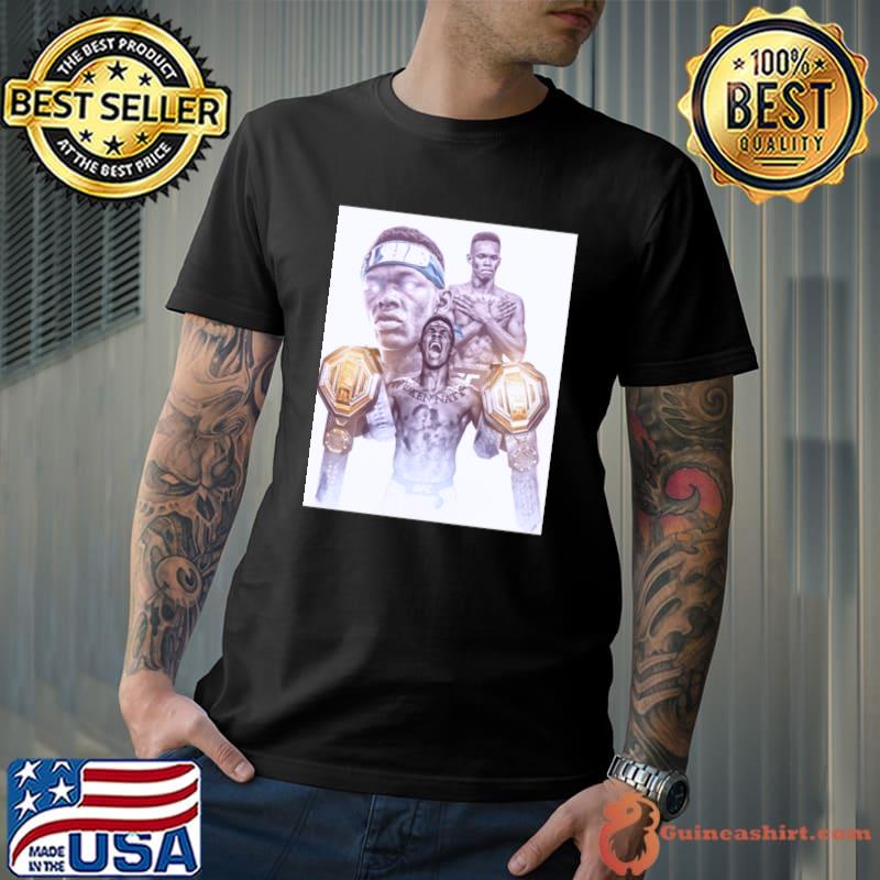 Israel Adesanya Ufc Champion Fighter Art T-Shirt