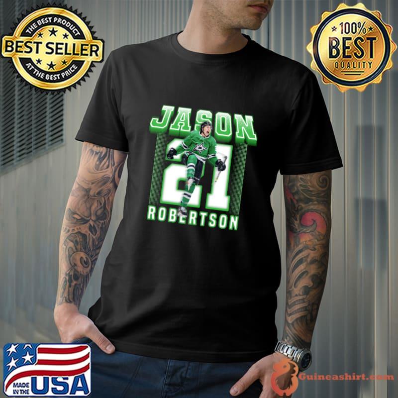 Jason Robertson Dallas Stars NHl Hockey Poster T-Shirt