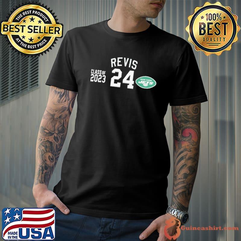 Jets darrelle revis 24 class of 2023 name and number Shirt - Guineashirt  Premium ™ LLC