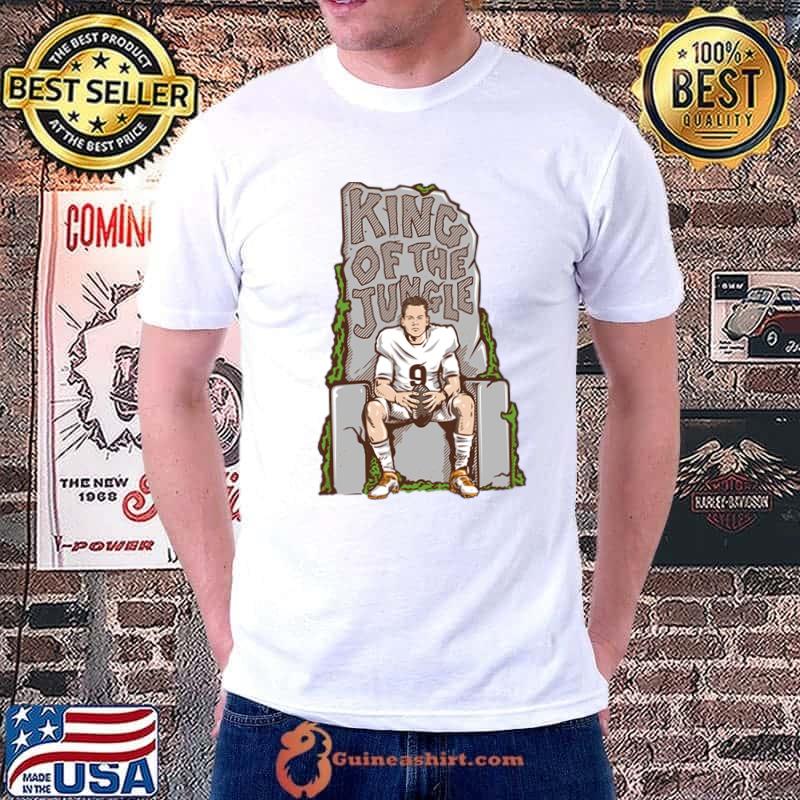 Joe Burrow King Of The Jungle Football T-Shirt