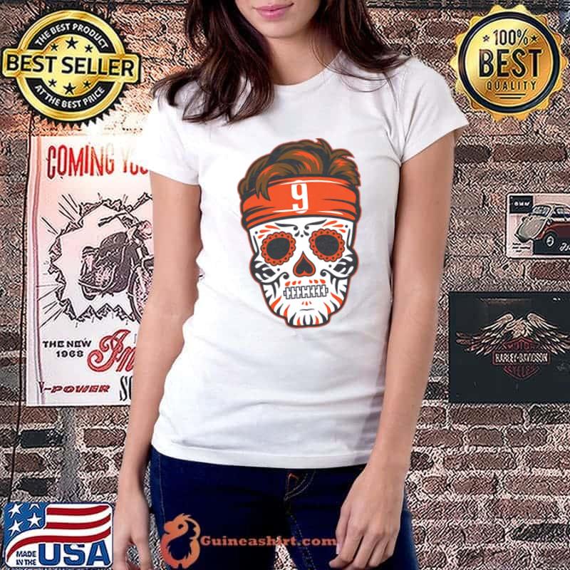 Cincinnati Bengals Joe Burrow Sugar Skull Shirt,Sweater, Hoodie