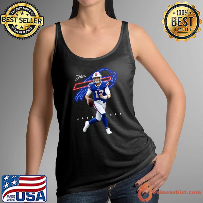 Josh Allen Signature Football For Buffalo Bills Sport T-Shirt - Guineashirt  Premium ™ LLC