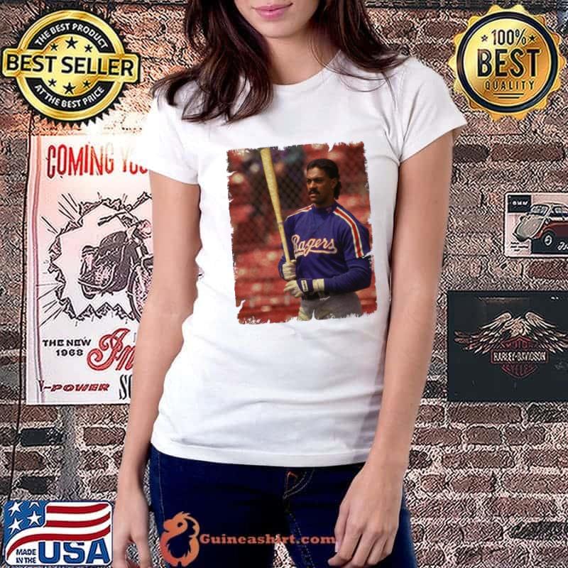 Juan Gonzalez Player Puerto Rican Baseball MLB 45 - 50 (1998) T-Shirt Ladiestee