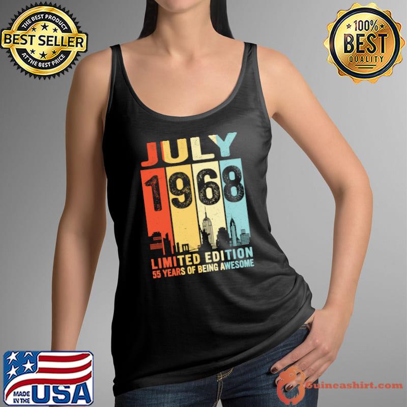 July 1968 limited edition 55 years of being awesome vintage s Tank Top