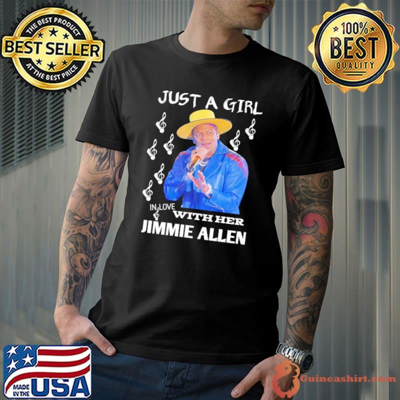 Just a girl in love with her Jimmie Allen shirt