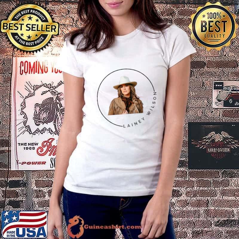 Lainey Wilson Portrait American Snger T-Shirt Ladiestee