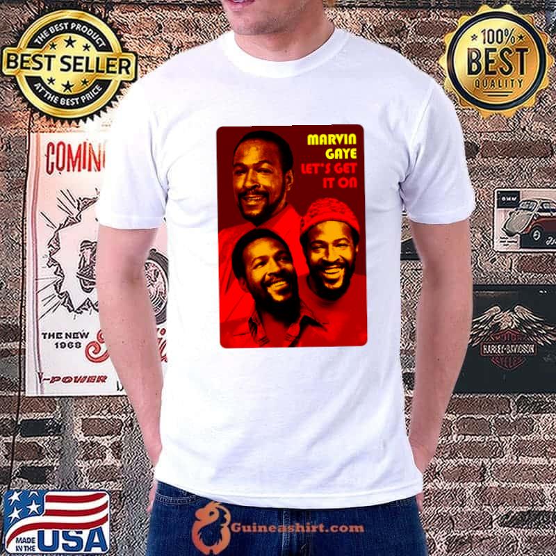 Let's Get it On Marvin Red Song Music T-Shirt