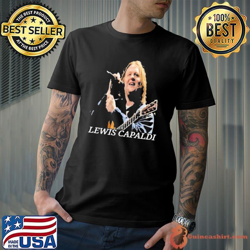 Lewis capaldi singer and play guitar shirt