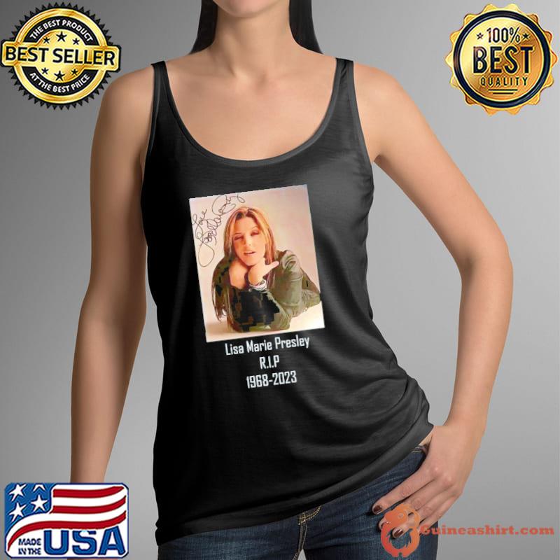 Lisa Marie Presley Rip 1968 2023 signature s Tank Top