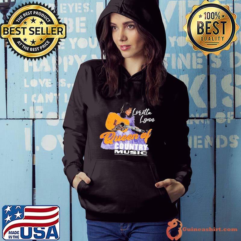 Loretta lynn queen of country music play guitar s Hoodie