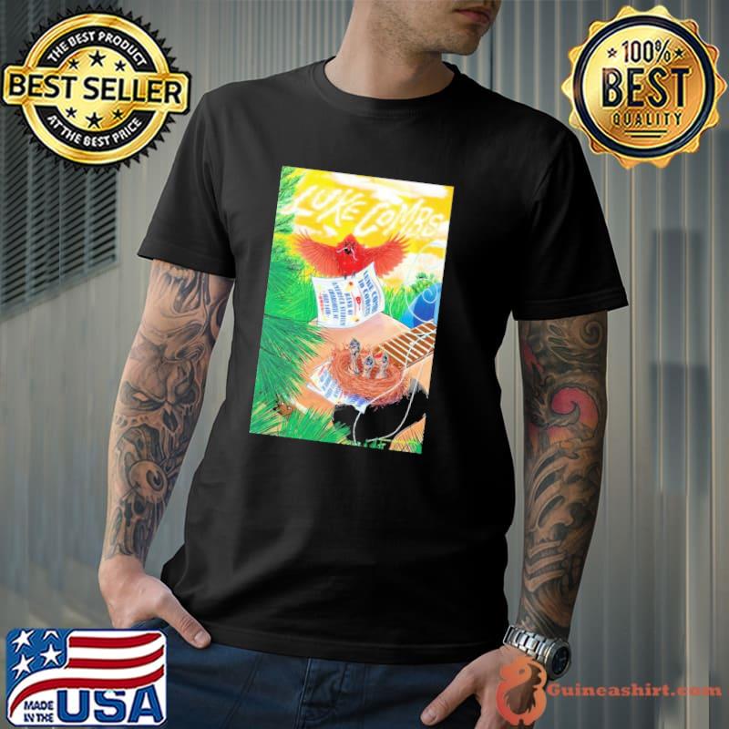 Luke Combs 2023 World Tour Charlotte Poster Shirt
