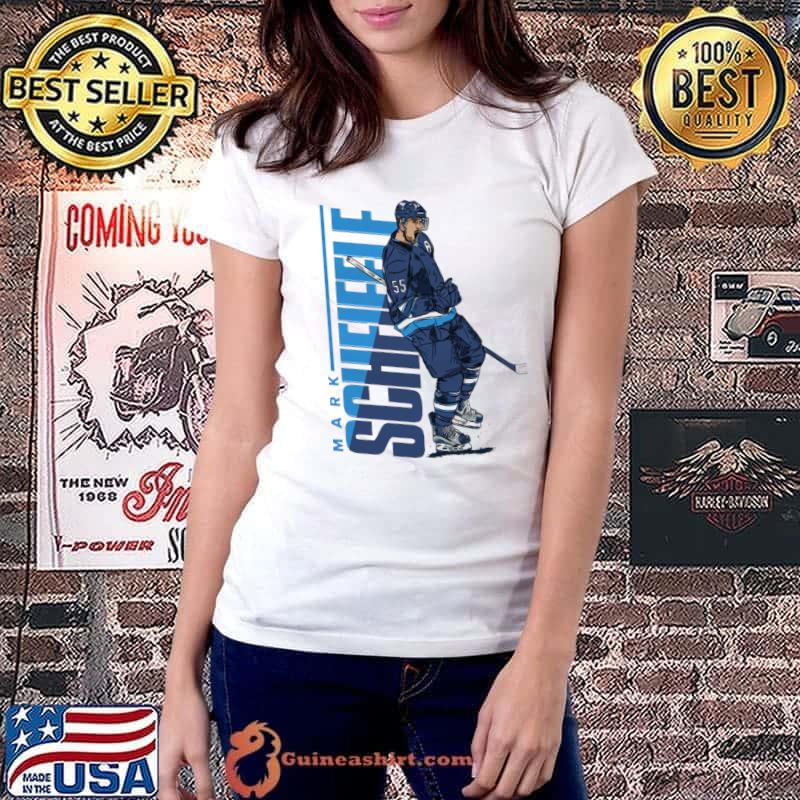 Mark Scheifele Hockey NHL Winnipeg Vertical T-Shirt Ladiestee
