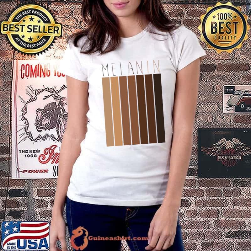 Melanin Retro Pretty Brown Skin T-Shirt Ladiestee