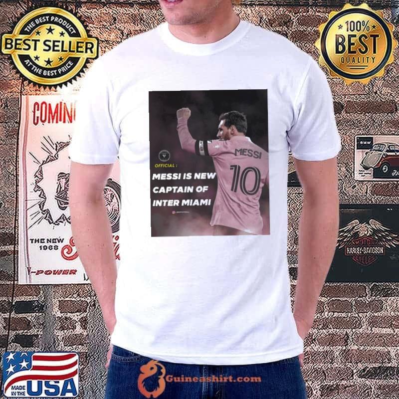 Messi is new captain of Inter Miami shirt