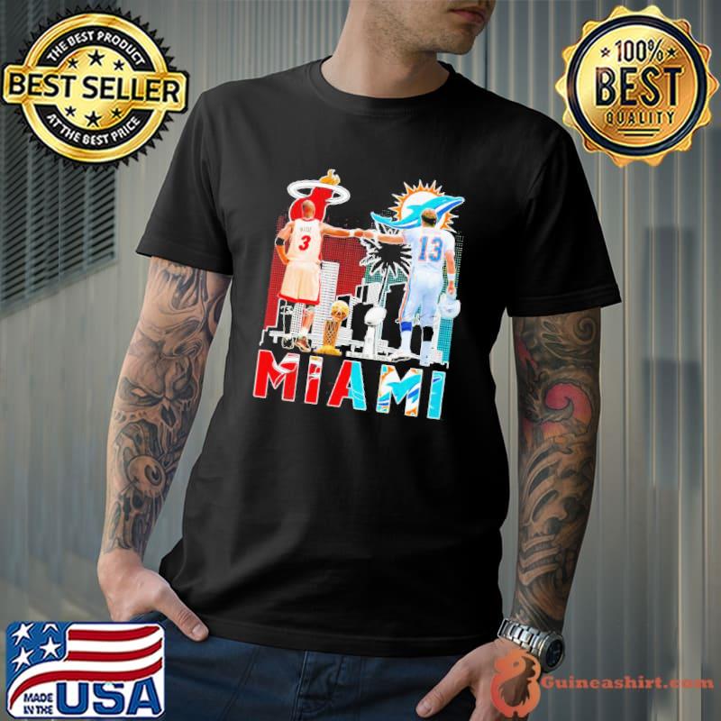 Miami Heat Wade And Dolphins City Champions 2023 Shirt in 2023