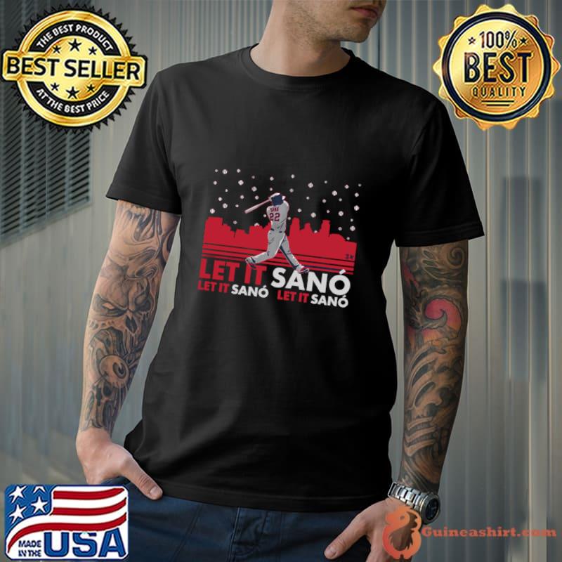 Miguel Sano Let It Sano Dominican Baseball T-Shirt Unisex