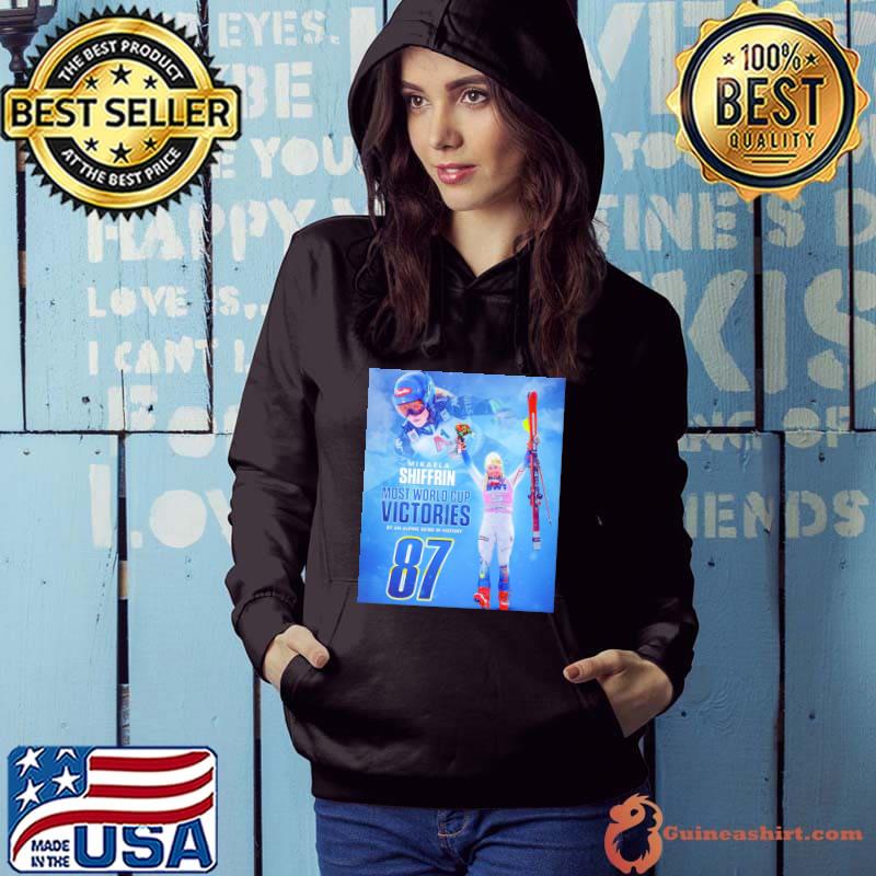Mikaela Shiffrin Fanart Most World Cup Victories s Hoodie
