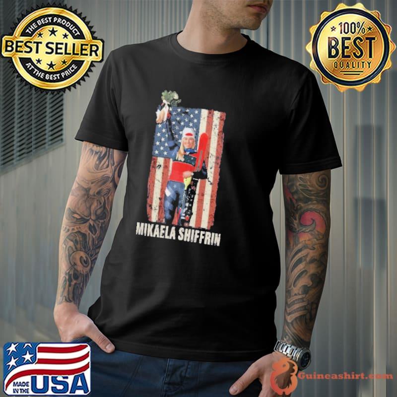 Mikaela Shiffrin Womens World Cup alpine skier american flag shirt