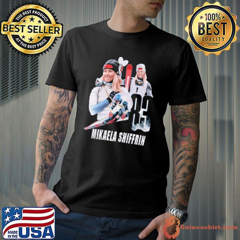 Mikaela Shiffrin Womens World Cup alpine skier american number 83 shirt