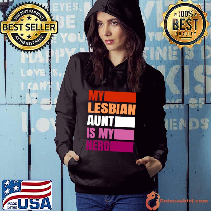 My Lesbian Aunt is my Hero retro T-Shirt