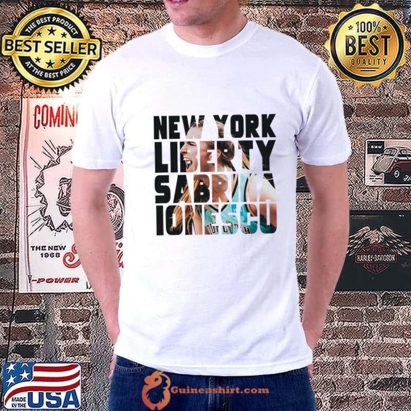 New York Liberty Sabrina Ionescu Baseball Player American 1997 T-Shirt
