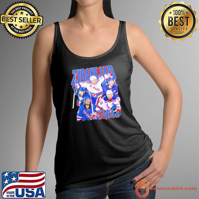 New York Rangers Mika Zibanejad Hockey s Tank Top