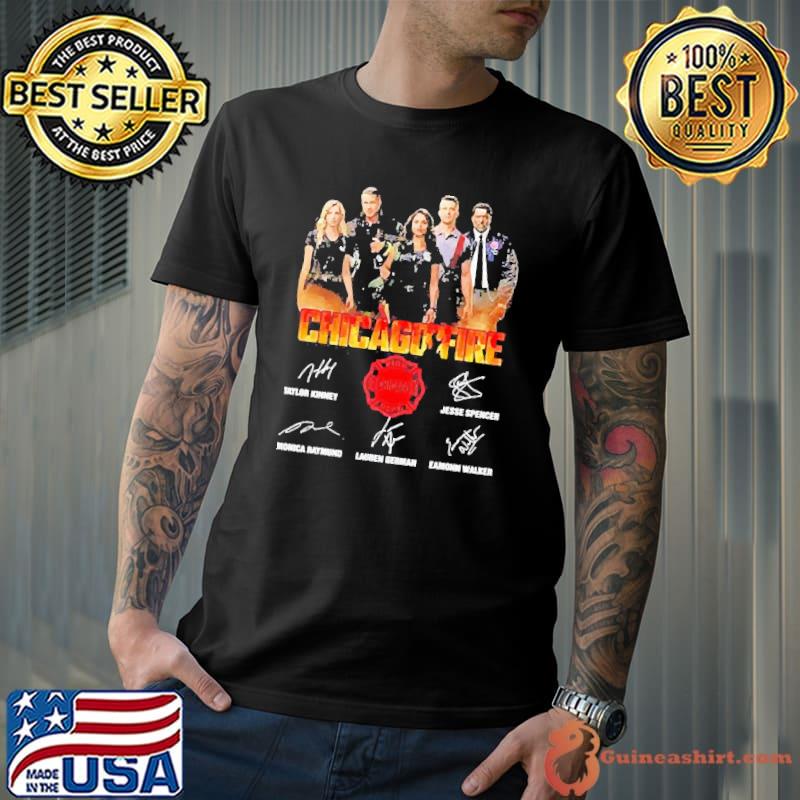 Nice chicago Fire With Football Club Symbol And Actor Signature shirt