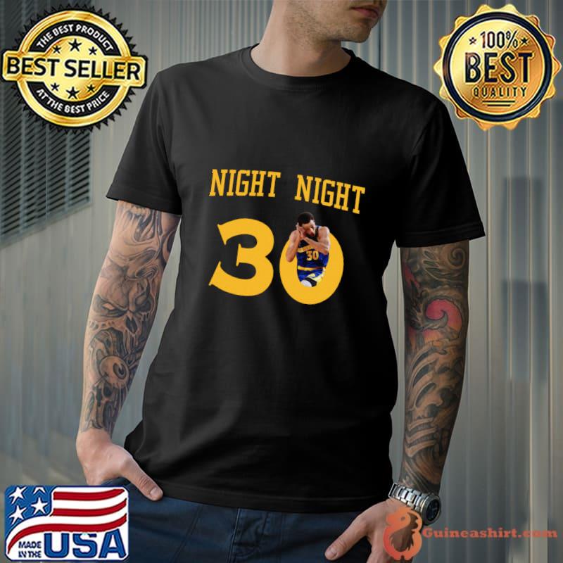 Night Night 30 An American basketball Steph Curry for the Golden T-Shirt