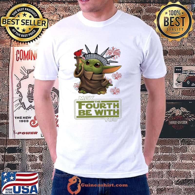 Official may The Fourth be With You Yoda Fireworks shirt