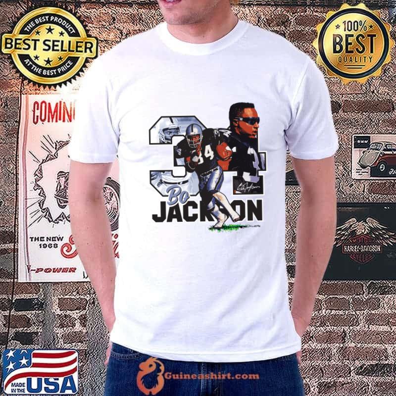 Bo Jackson Shirt  Chicago White Sox Bo Jackson T-Shirts - White