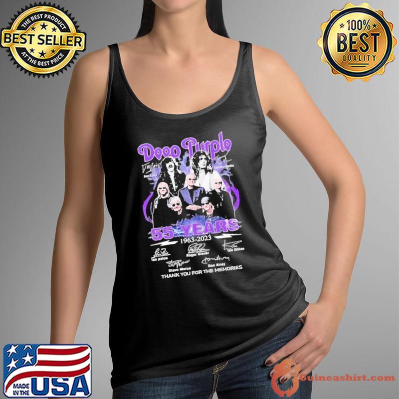 Original deep purple 55 years 1963 2023 thank you for the memories signature s Tank Top