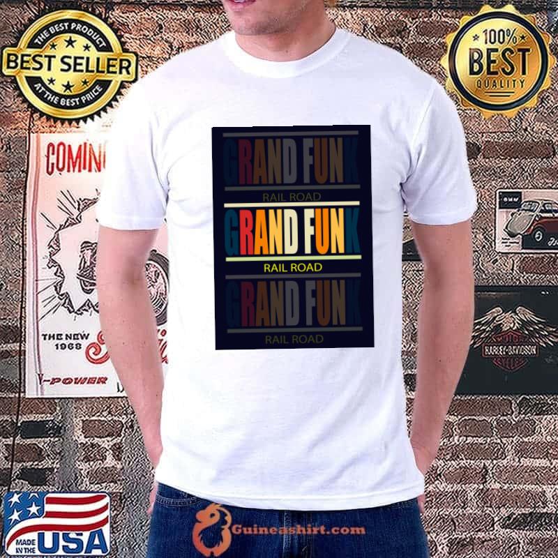 Original grand Funk Rail Road 70s Rock Music T-Shirt