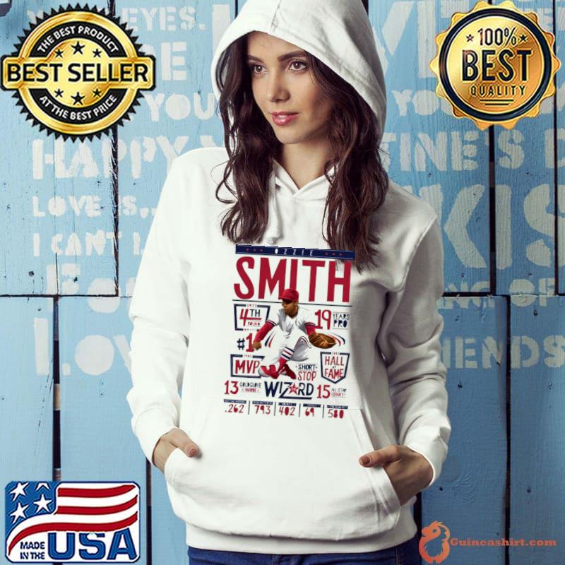 Ozzie Smith St.Louis Stats American Baseball Player T-Shirt