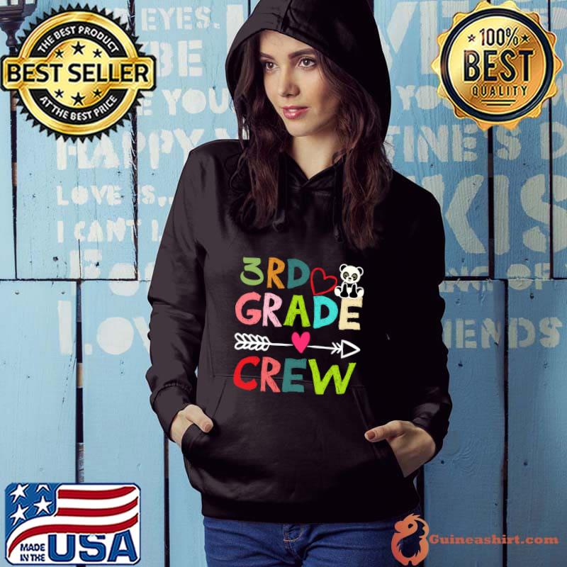 Panda 3rd Grade Crew Love Arrow T-Shirt