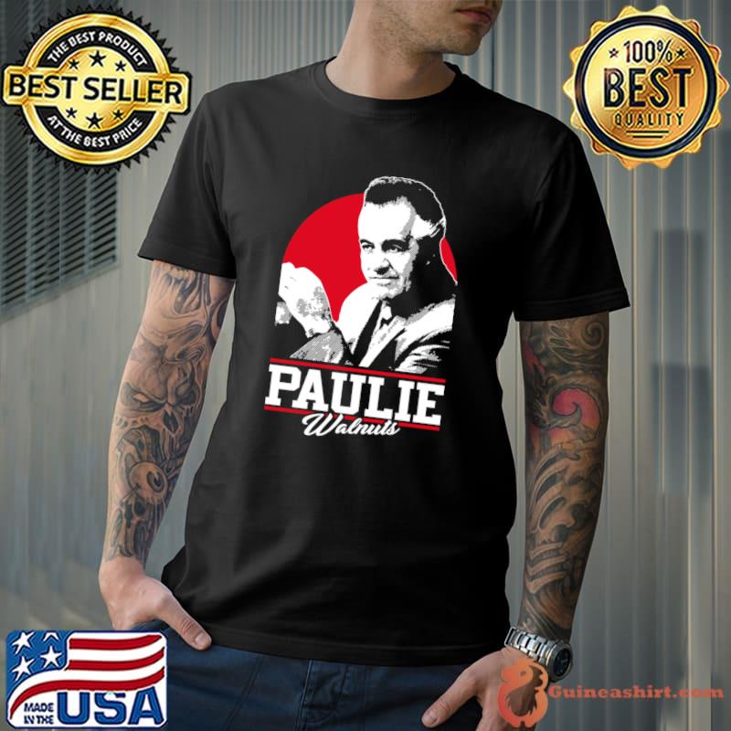 Paulie Walnuts Sopranos Gualtieri Tribute Mafia TV Show T-Shirt